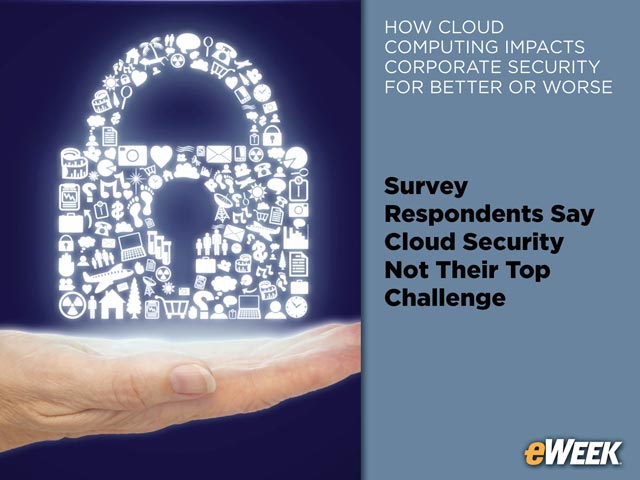 Survey Respondents Say Cloud Security Not Their Top Challenge